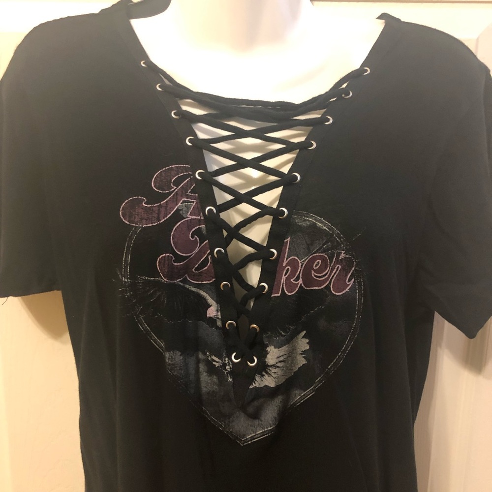 Lace Up Tee